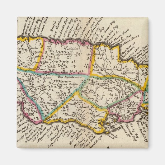 ジャマイカ島 マグネット (正面)