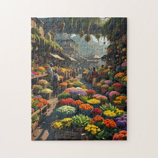 ジャマイカ市場 ジグソーパズル (縦)