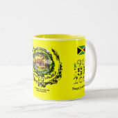 ジャマイカ幸せな50のマグ ツートーンマグカップ (正面右)