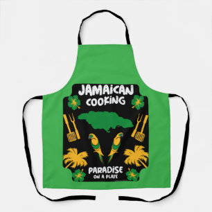 ジャマイカ料理グルメギフトエプロン エプロン