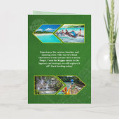 ジャマイカ旅行用折りたたみパスポート案内 招待状 (裏面)