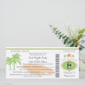 ジャマイカ日付搭乗券を保存 セーブザデート (スタンド正面)