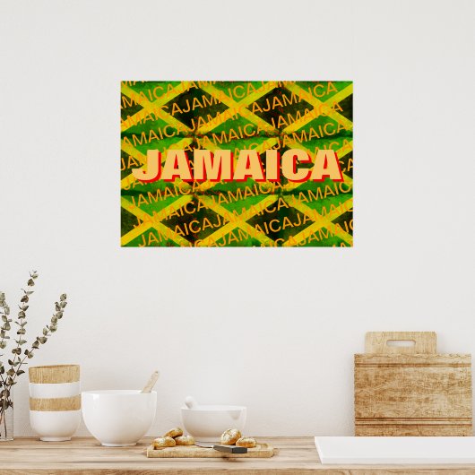 ジャマイカ根 ポスター (キッチン)