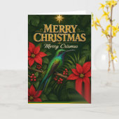 ジャマイカ流クリスマス — Jamaicann カード (黄色い花)