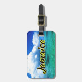 ジャマイカ海の空 ラゲッジタグ (正面縦)