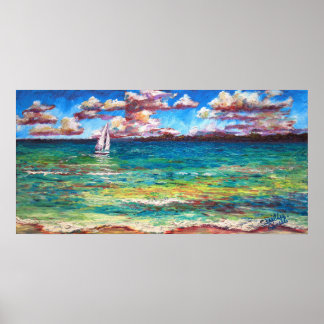 ジャマイカ海の船 ポスター