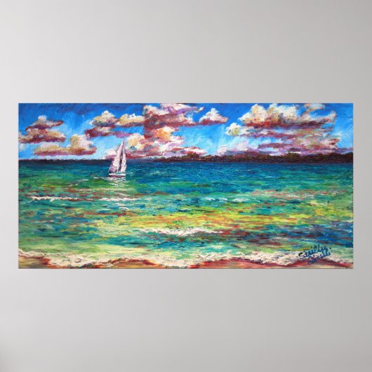 ジャマイカ海の船 ポスター (正面)