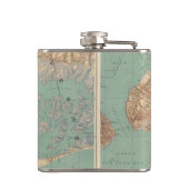 ジャマイカ湾およびブルックリン フラスク (裏面)