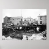 ジャマイカ湾ホワイトハウスNY, 1910s ポスター (正面)