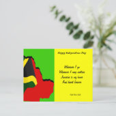 ジャマイカ独立記念日はがき – どこへ行っても ポストカード (スタンド正面)