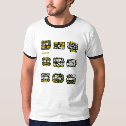 ジャマイカ独立記念日ギフト Tシャツ (正面)