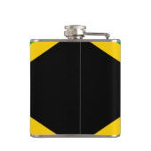 ジャマイカ独立記念日ジャマイカ国旗 フラスク (裏面)