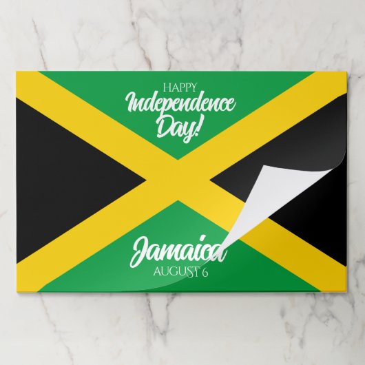ジャマイカ独立記念日ジャマイカ国旗 ペーパーパッド (折り畳み)