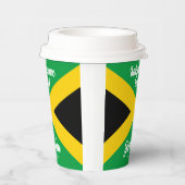 ジャマイカ独立記念日ジャマイカ国旗 紙コップ (右)