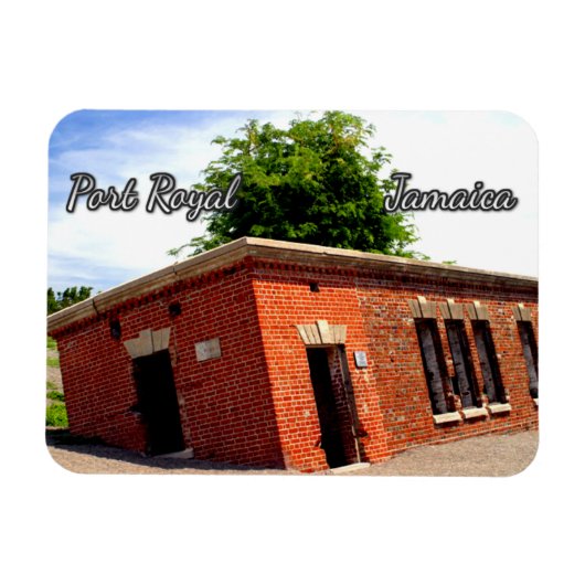 ジャマイカ王室のポートギディハウス マグネット (横)