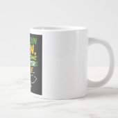 ジャマイカ生まれの生涯介護者 ジャンボコーヒーマグカップ (右)