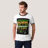 ジャマイカ生まれの生涯介護者 Tシャツ (正面フル)