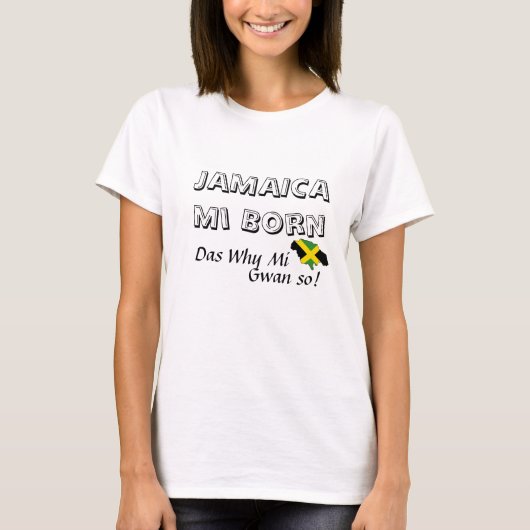 ジャマイカ生まれミ Tシャツ (正面)