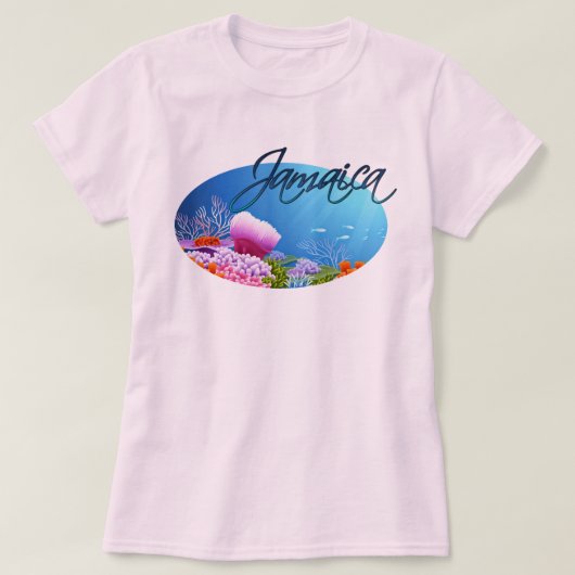 ジャマイカ礁 Tシャツ (デザイン正面)