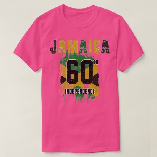 ジャマイカ第60期国家独立お祝い20 Tシャツ (デザイン正面)
