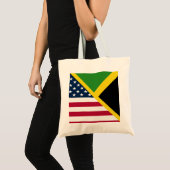 ジャマイカ米国国旗 |ジャマイカ統一された州 トートバッグ (正面(商品))
