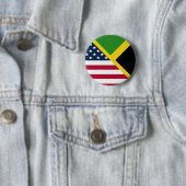 ジャマイカ米国国旗 |ジャマイカ統一された州 缶バッジ (インサイチュ)