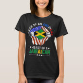 ジャマイカ米国外国ジャマイカ国旗 Tシャツ (正面)