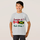 ジャマイカ系カナダ人ルーツ Tシャツ (正面フル)