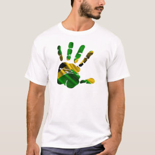 ジャマイカ素晴らしい手の旗プロダクト Tシャツ
