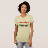 ジャマイカ素晴らしビーチ Tシャツ (正面フル)