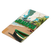 ジャマイカ結婚のヴィンテージ旅行ポスター マグネット (左側)