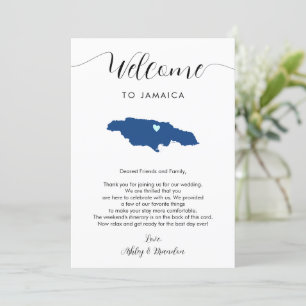 ジャマイカ結婚の地図と歓迎の日程