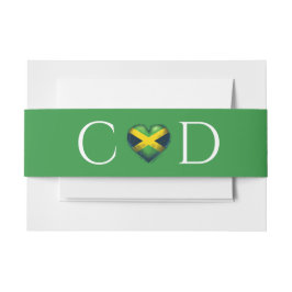 ジャマイカ結婚カップル 招待状ベリーバンド