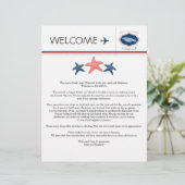 ジャマイカ結婚向けスターフィッシュ歓迎レター (スタンド正面)