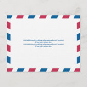 ジャマイカ航空結婚便の旅行情報 エンクロージャーカード (裏面)