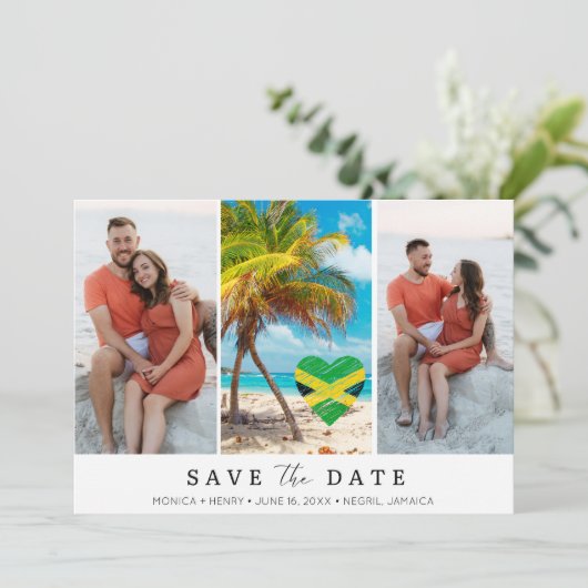 ジャマイカ行き先ウェディングの写真 セーブザデート (スタンド正面)