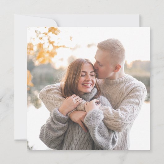 ジャマイカ行き先結婚式の写真日付を保存 セーブザデート (裏面)