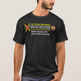 ジャマイカ解放。1834年8月1日。ベーシック ダーク Tシャツ
