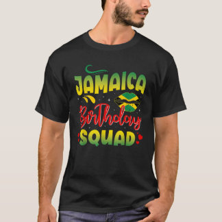 ジャマイカ誕生日スクワッド面白い女子旅2025 バチェ Tシャツ
