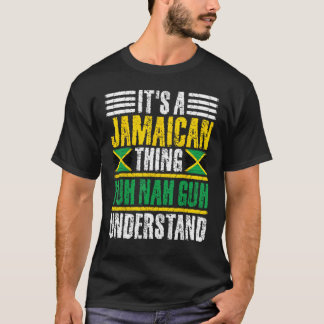 ジャマイカ語のYuh Nah Guhが理解しているおもしろい Tシャツ