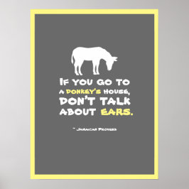 ジャマイカ諺 ポスター