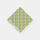 ジャマイカ賛美国お祝い紙 スタンダードカクテルナプキン (角)