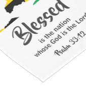 ジャマイカ賛美国キリスト教聖なる書物、 経典 ショートテーブルランナー (コーナー)