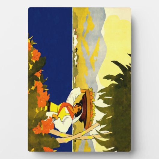 ジャマイカ運の女性の果実 フォトプラーク (正面)