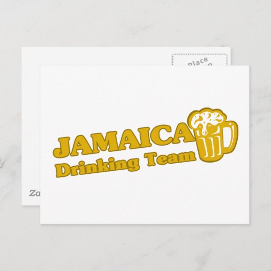 ジャマイカ酒飲みチーム ポストカード (正面/裏面)
