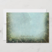 ジャマイカ2デスティネーション招待状ヴィンテージリネン 招待状 (裏面)