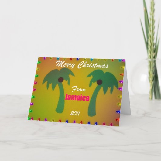 ジャマイカ2011のメリークリスマス シーズンカード (正面)