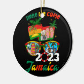 ジャマイカ2023ここで私たちは来家族のドリームVaに一致する セラミックオーナメント (左)