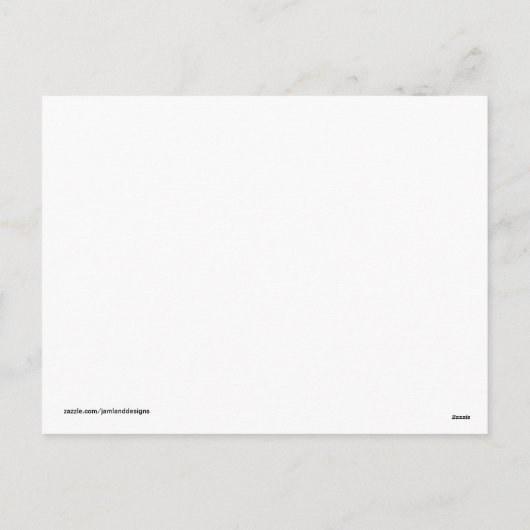 ジャマイカ50お祝いはがき シーズンポストカード (裏面)