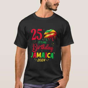 ジャマイカ50誕生日旅行女の子の衣装ロング眠り Tシャツ